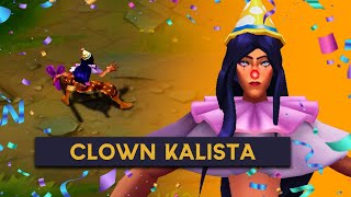 Clown Kalista League of Legends Custom Skin by LordksOP [upl. by Cirad170]