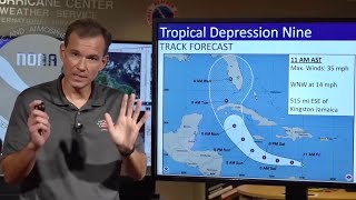 92322 NHC Live Tropical Update [upl. by Ainek349]