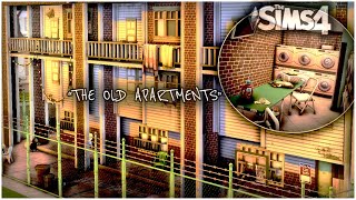 THE OLD APARTMENTS  SIMS 4 SPEED BUILD NO CC [upl. by Xenia]