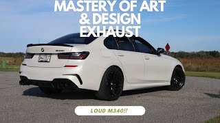 2020 BMW M340i MAD Exhaust [upl. by Nahtanoj]