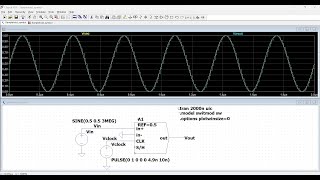 Sample and Hold Circuit design using behavioral sample and hold function block  LTspcie32 [upl. by Bernadina]