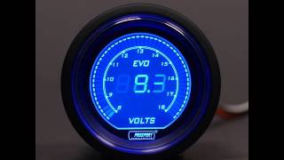 Prosport Volt gauge 52mm Evo Series [upl. by Nyl622]