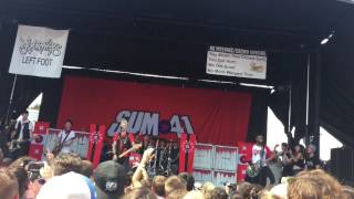 Sum41 fake my own death at warped tour [upl. by Slaohcin]