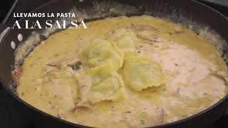 Ravioli Formagio e Spinaci con Salsa Alfredo Monticello [upl. by Hallock428]