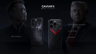 Caviar launches iPhone 16 Pro collection honoring Jobs Trump amp Musk starting at 9200 [upl. by Felice]