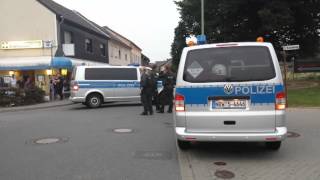 Duerenmagazinde Polizei Einsatz HuchemStammeln 22082013 [upl. by Rattray]