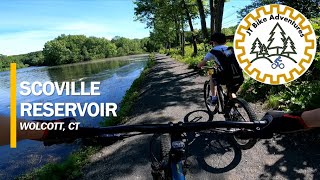 Scoville reservoir Wolcott CT Gravel Trail Father amp Son ride edition  CT Gravel Ride [upl. by Leventis]