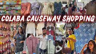 COLABA CAUSEWAY SHOPPING  Unique Collection for Women And Men  Best Street Shopping in Mumbai [upl. by Eidur]