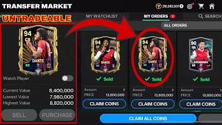 HOW TO SELL UNTRADEABLE PLAYERS IN FC MOBILE 24 [upl. by Joash]