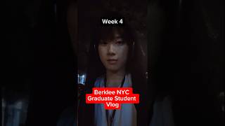 Berklee NYC Graduate Student Vlog week 4 [upl. by Ayerf676]