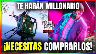 Las 10 MEJORES COMPRAS Que DEBES Hacer En GTA 5 Online NO TE PUEDEN FALTAR [upl. by Deeann]