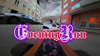 Autumn 🎃 EveningRun 4k 60fps 😊 Longboard Arbor Flagship with StockWheels [upl. by Vincenz]