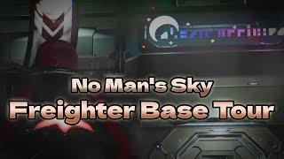 Freighter Base Tour  No Mans Sky basebuilding [upl. by Thomajan564]