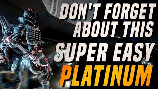 Dont Forget About this Effortless Platinum Farming Method  Warframe 2024 [upl. by Dett]