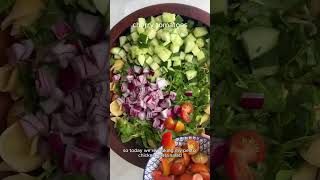 HEALTHY CHICKEN PESTO PASTA SALAD [upl. by Norene]