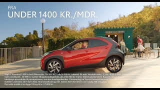 Toyota Aygo X til lav månedlig ydelse [upl. by Orsa147]