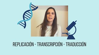 Replicación transcripción y traducción Genética molecular 4° ESO [upl. by Hintze862]