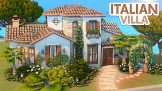 Italian Villa  The Sims 4 Speed Build [upl. by Lindo871]