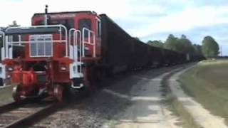 Shuttlewagon pulling railcars [upl. by Maleki]