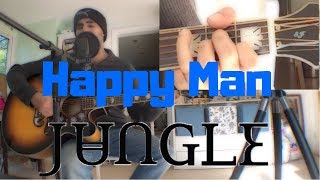 ♫ Happy Man Jungle Acoustic Cover ♫  learn guitar chords [upl. by Scrogan]