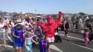 Whitstable Oyster Festival 2014  opening parade [upl. by Ezalb335]