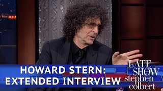 Howard Sterns Extended Late Show Interview [upl. by Olethea]