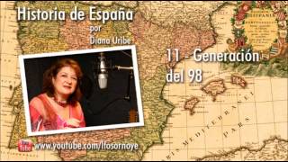 11 Generación del 98 por Diana Uribe Historia de España [upl. by Sutit]