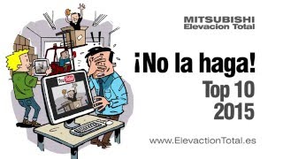 ¡No lo haga Top 10 de vídeos de accidentes de carretilla de Mitsubishi Elevacion Total 2015 [upl. by Akeenat]