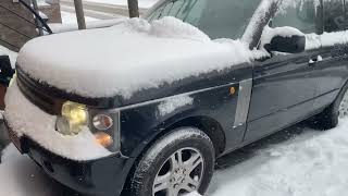 Cold start range rover l322 td6 🥶🥶 [upl. by Archambault]