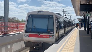 Trains at the New Bayswater Station [upl. by Yllime]