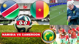 Namibia vs Cameroon 00 Live Africa Afcon Qualifiers Football Match Score Lions Highlights Direct [upl. by Collie809]