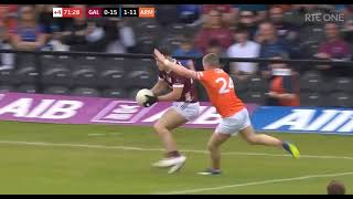 LAST 5 MINUTES OF GALWAY V ARMAGH  2024 ALL IRELAND FOOTBALL CHAMPIONSHIP [upl. by Bock37]