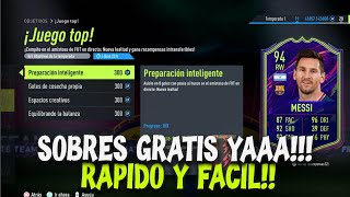 FIFA 22  COMO CONSEGUIR 5 SOBRES GRATIS MUY RÁPIDO y FACIL EN FIFA 22 ULTIMATE TEAM [upl. by Anitram788]