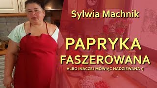 Papryka faszerowana nadziewana pieczarkami i mięsem [upl. by Liddie]