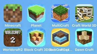 Minecraft Planet MultiCraft Craft World 3D Worldcraft 2 Block Craft 3D Dawn Craft Craft Block [upl. by Aday]