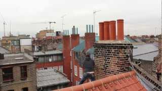 Clearview wood stove amp chimney liner installation London E1 [upl. by Messab542]