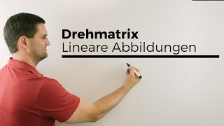 Drehmatrix Lineare Abbildungen Herleitung Lineare Algebra Mathe by Daniel Jung [upl. by Sierra791]