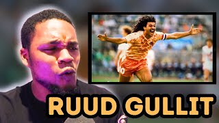 Ruud Gullit better than Ronaldo and Messi  UK 🇬🇧Reaction ⚽️ [upl. by Esened]