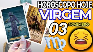 ALGUÉM ASSOMBROU SUA FOTO⚠️😱 EU TE DOU O NOME🔮Virgem ♍ 3 Novembro 2024  Horoscopo do dia de hoje ♍ [upl. by Ylrebmit]