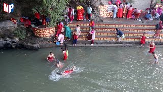 Sali Nadi Holy Bath  शालीनदी पबित्र स्नान  Sali nadi temple  Hindu Women  Sali Nadi mela 2024 [upl. by Ivanna8]