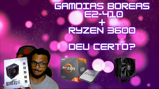 Ryzen 3600 geladinho com o Gamdias Boreas E2410 Minha experiência completa [upl. by Sima]