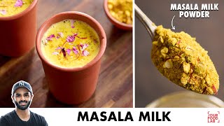 Masala Milk Recipe  Homemade Masala Doodh Powder  मसाला दूध पाउडर और मसाला दूध  Chef Sanjyot Keer [upl. by Ahsinit442]