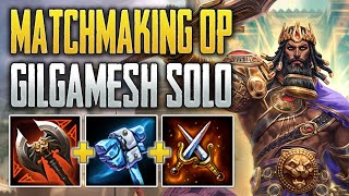 I JUST WANTED A BALANCED GAME Gilgamesh Solo Gameplay SMITE Conquest [upl. by Ensoll]