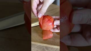 Easy Way to Peel Tomatoes cookinghacks [upl. by Notfol]