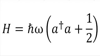 Factorization of the Quantum Harmonic Oscillator [upl. by Lalla224]