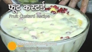 Fruit Custard recipe  Fruit Salad with Custard [upl. by Vaasta]