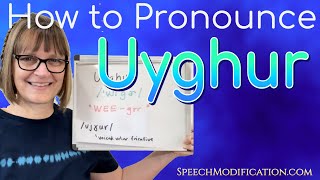 How to Pronounce Uyghur in English and in the Uyghur Language [upl. by Prud]