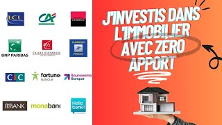 Comment investir dans l’immobilier avec 0 euros   Obtient ton crédit immobilier avec Zéro apport [upl. by Daven]