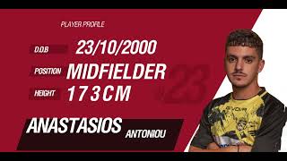 Anastasios Antoniou Football Highlights [upl. by Ashlen]