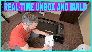 Reebok GT40s treadmill unboxing and assembly [upl. by Nuawad443]